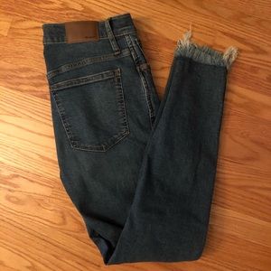 Madewell 10” highrise skinny jeans